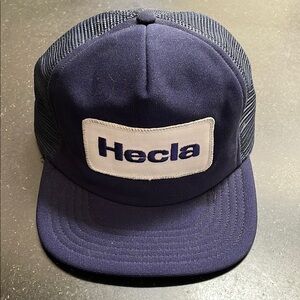 Hecla Navy Blue Trucker Hat